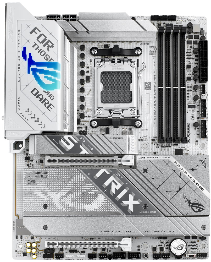ASUS ROG STRIX X870-A GAMING WIFI / X870 / AM5 / 4x DDR5 / HDMI / M.2 / USB4 / WIFI / ATX